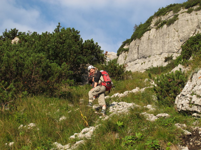 Christoph zwischen S&uuml;danstieg und Schneegrube (31. Aug.)