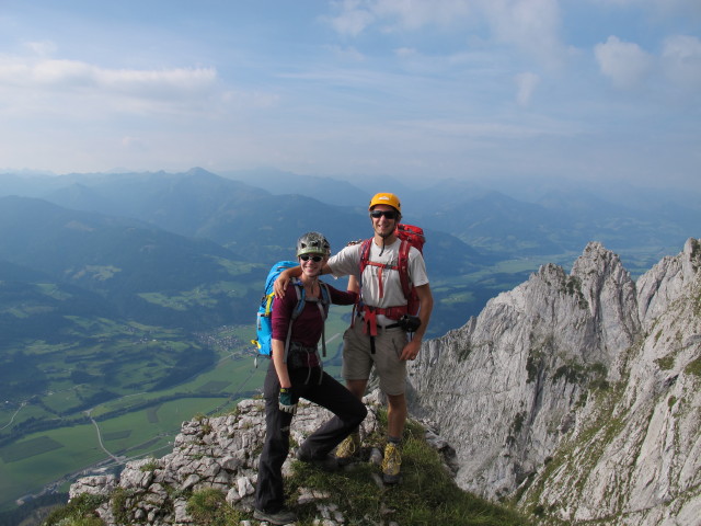Susanne und ich am S&uuml;dostgrat (31. Aug.)