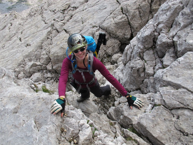 S&uuml;dostgrat: Susanne in der Schl&uuml;sselstelle (31. Aug.)