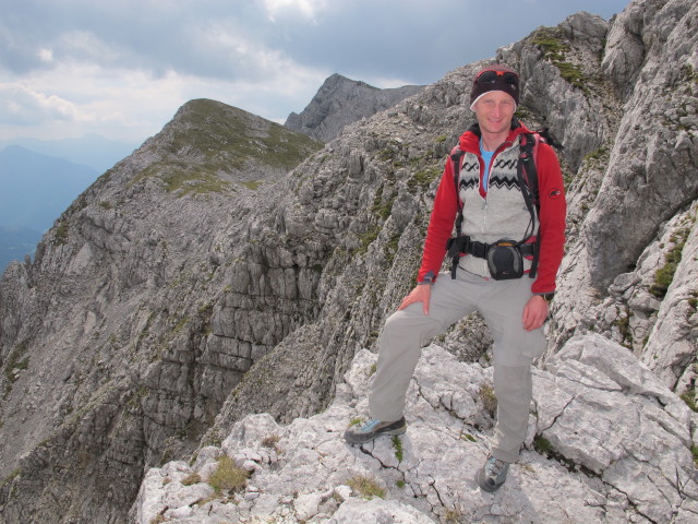 S&uuml;danstieg: Christoph zwischen Grimming und Multereck (31. Aug.)