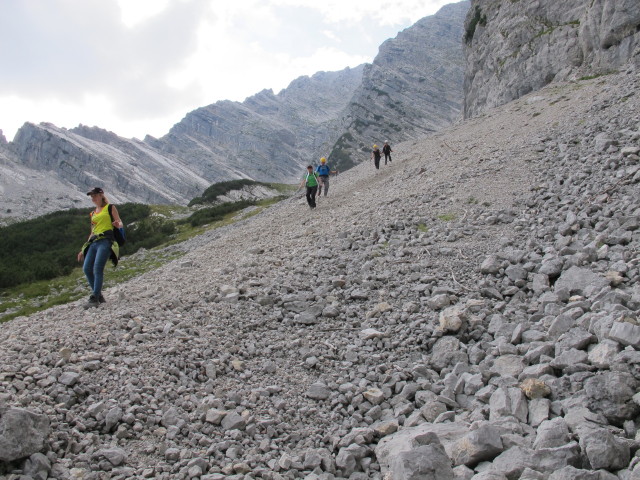 S&uuml;danstieg: zwischen Kasten und Abzweigung zum S&uuml;dostgrat (31. Aug.)