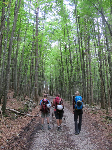 Christoph, Gudrun und Susanne zwischen S&uuml;danstieg und Grimmingh&uuml;tte (31. Aug.)