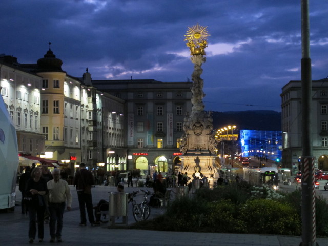 Dreifaltigkeitssäule am Hauptplatz (3. Sep.)