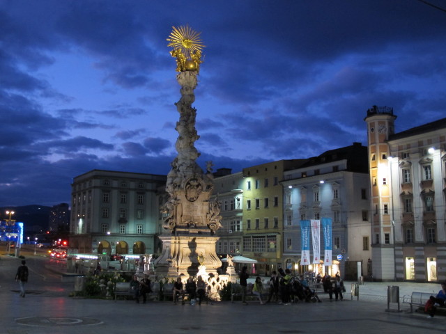 Dreifaltigkeitssäule am Hauptplatz (3. Sep.)