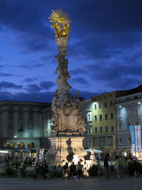 Dreifaltigkeitssäule am Hauptplatz (3. Sep.)