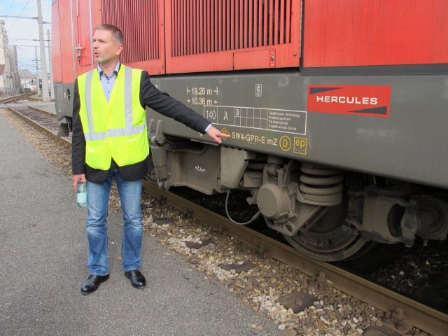Michael am ÖBB-Standort Linz (3. Sept.)