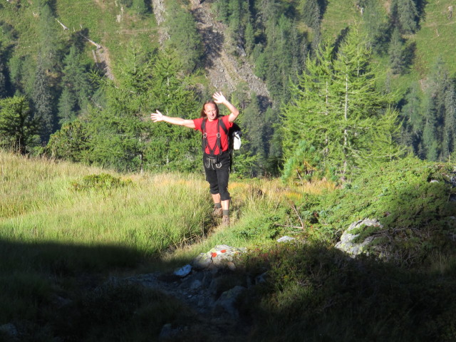 Jörg zwischen Innerer Neualm und Hüttkar (7. Sept.)