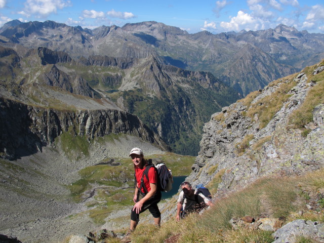 Jörg und Erich zwischen Hüttkar und Predigtstuhl (7. Sept.)