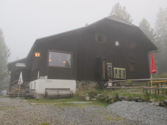 Rudolf-Schober-Hütte, 1.667 m (8. Sept.)