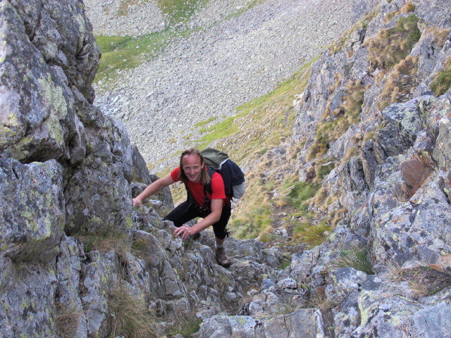 Jörg zwischen Sauofensee und Toreben (8. Sept.)