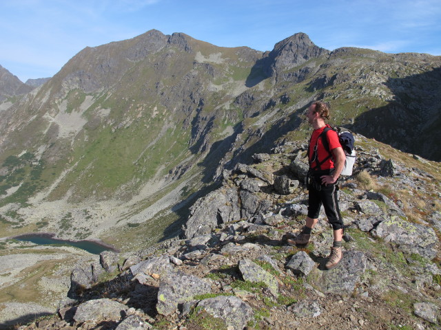 Jörg zwischen Toreben und Dachleiteck (8. Sept.)