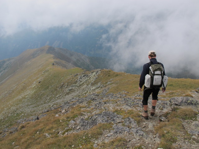 Jörg zwischen Feldeck und Trübeck (8. Sept.)