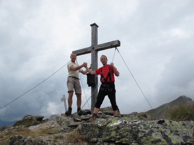 Ich und Jörg am Trübeck, 2.367 m (8. Sept.)