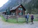 Erich und Jörg bei der Breitlahnhütte, 1.070 m (7. Sept.)