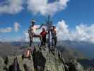 Ich, Jörg und Erich am Predigtstuhl, 2.543 m (7. Sept.)