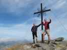 Jörg und ich am Rupprechtseck, 2.591 m (8. Sept.)