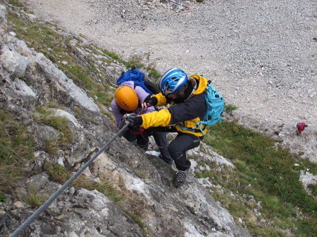 Loser-Klettersteig: Hannelore und Irene