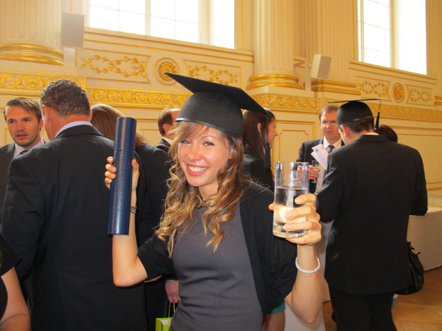 Daniela in der Hofburg