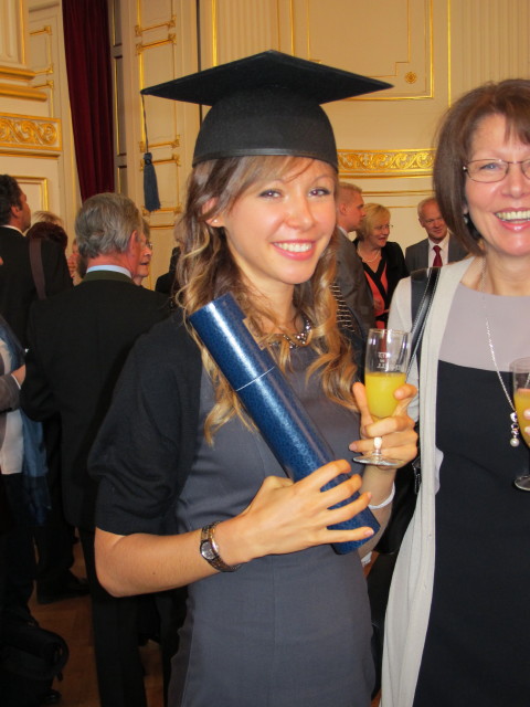 Daniela und Gabriela in der Hofburg