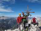 Ich und Herbert auf der Großen Zinne, 2.999 m (21. Sept.)