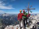 Ich und Herbert auf der Großen Zinne, 2.999 m (21. Sept.)