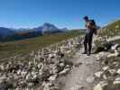 Kilian auf Weg 105 zwischen Rifugio Auronzo und Forcella Col di Mezzo (21. Sept.)