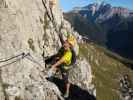 Via Ferrata Rodella: Axel im Einstieg