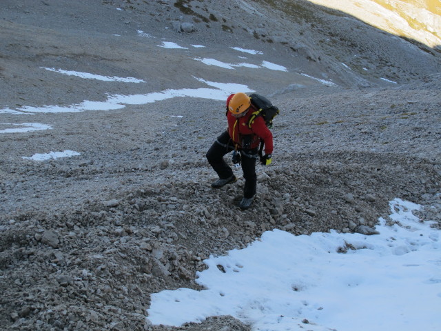 Axel zwischen Passo di Fed&agrave;ia und Via Ferrata Eterna