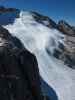 Ghiacciaio della Marmolada vom Museo Italiano Guerra aus