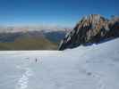 Axel am Ghiacciaio della Marmolada