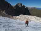 Axel am Ghiacciaio della Marmolada