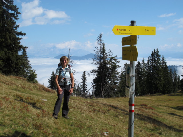Mama zwischen Schneeberg und Hochegg (28. Sept.)