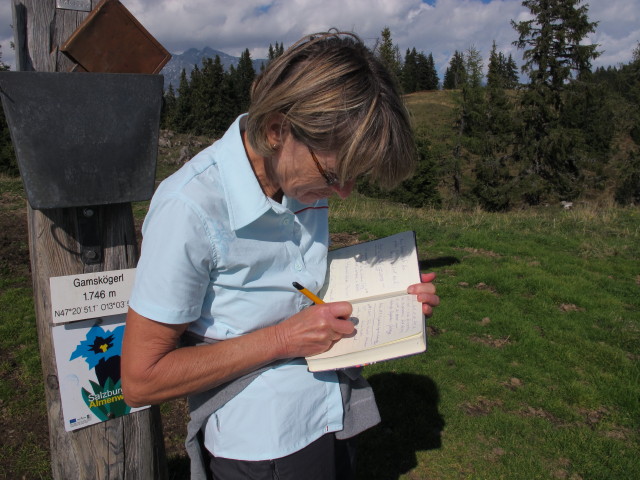 Mama am Gamskögerl, 1.746 m (28. Sept.)