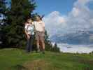 Mama und ich am Kollmannsegg, 1.848 m (28. Sept.)