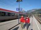 Christoph und Gudrun im Bahnhof Liezen, 642 m