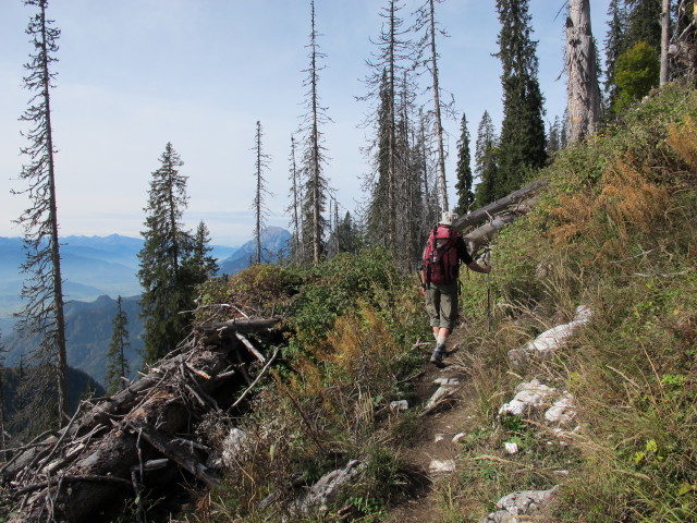 Christoph am Weg 217 zwischen Höllerris'n und s' Zirml