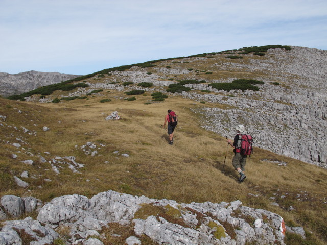 Gudrun und Christoph zwischen s' Zirml und Kosennspitz