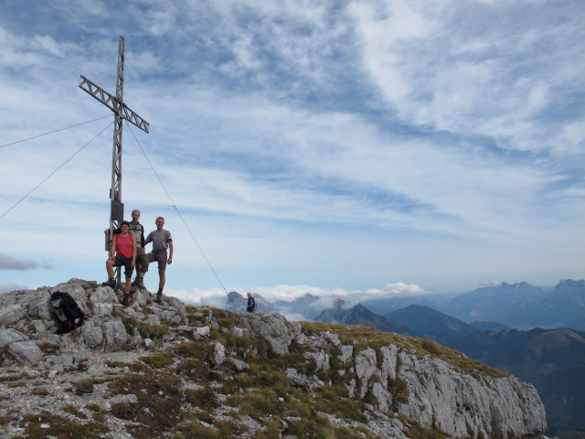 Gudrun, Christoph und ich am Nazogl, 2.057 m