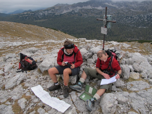 Gudrun und Christoph am Angerkogel, 2.114 m