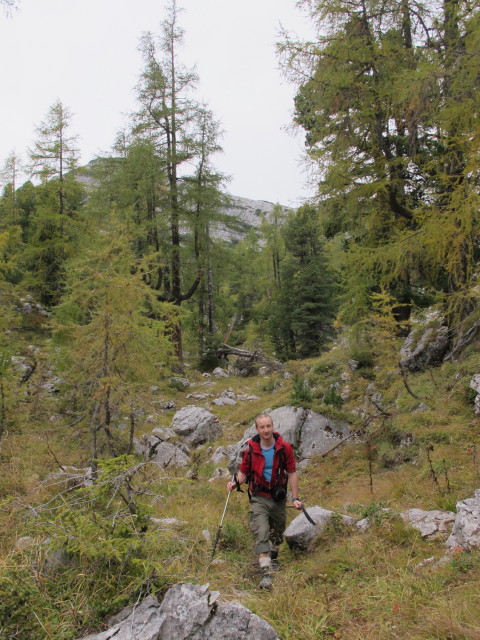 Christoph am Weg 287 zwischen Mausloch und Aiplhütte