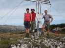 Gudrun, Christoph und ich am Kosennspitz, 1.955 m