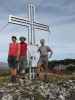 Gudrun, Christoph und ich am Kosennspitz, 1.955 m