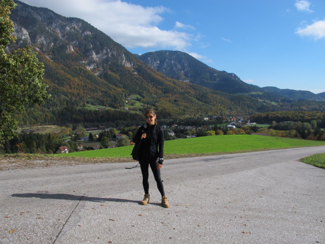 Daniela zwischen Trautenberg und Hotel Knappenhof