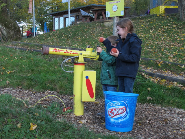 Tim und Anja-Liv beim Kletterwald Buchenberg