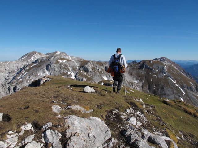 Erich zwischen Eiskogel und Eiskogelboden (26. Okt.)