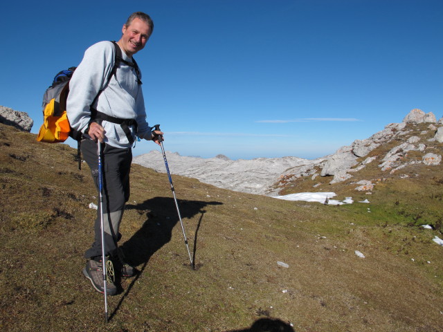 Erich zwischen Eiskogel und Eiskogelboden (26. Okt.)