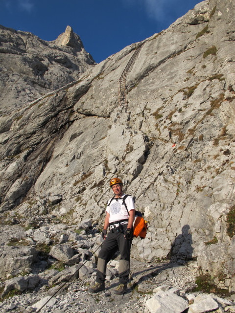 Erich zwischen Thronleiter und Werfener Hütte (26. Okt.)