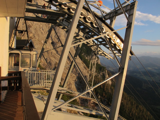 Bergstation der Eisriesenwelt-Seilbahn, 1.586 m (27. Okt.)