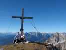 Erich und ich am Eiskogel, 2.321 m (26. Okt.)