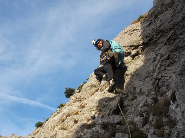 Stadelwandgrat: Irene in der 10. Seill&auml;nge